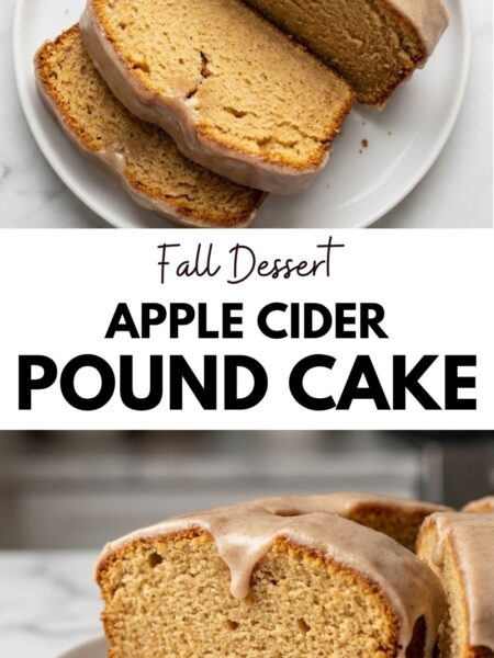 Apple Cider Pound Cake Recipe
