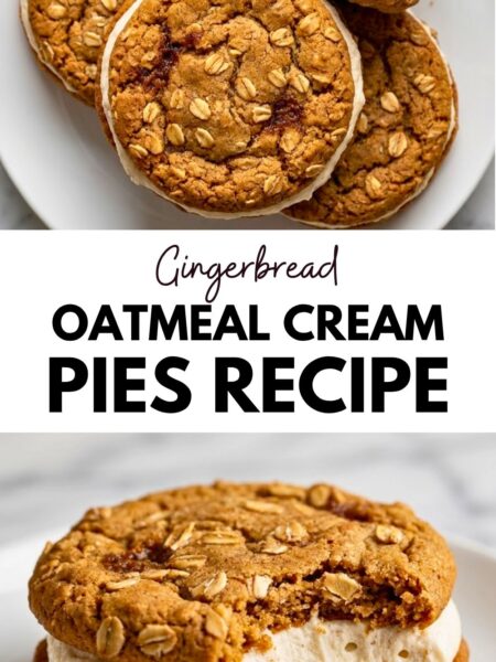 Gingerbread Oatmeal Cream Pies Recipe