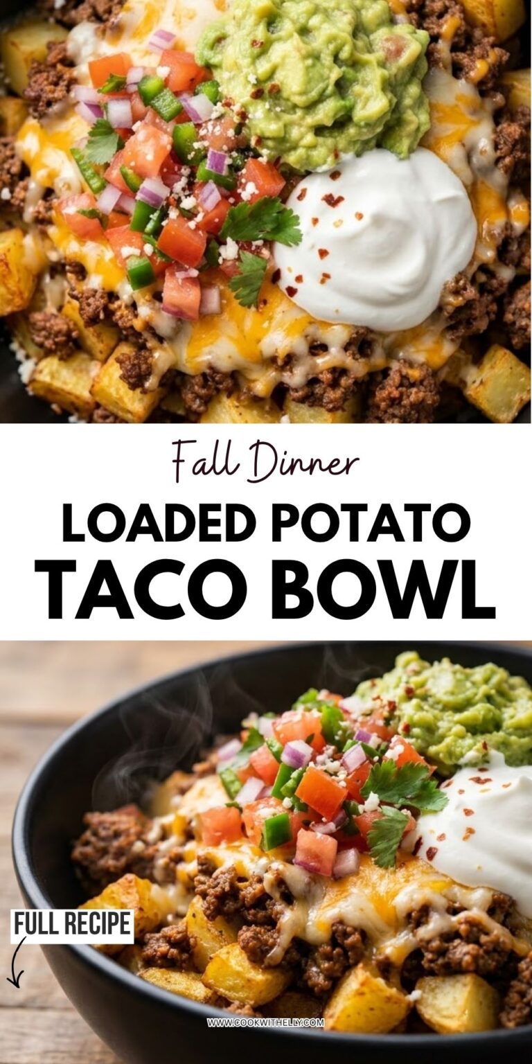 Loaded Potato Taco Bowl Recipe