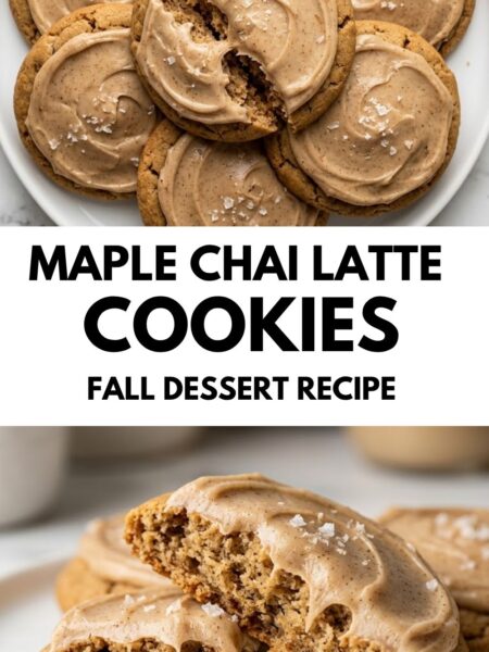 Maple Chai Latte Cookies