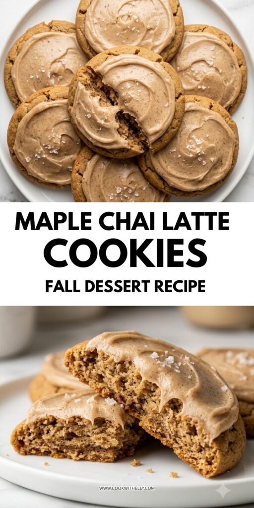 Maple Chai Latte Cookies