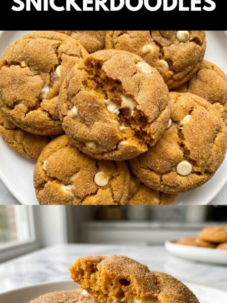 White Chocolate Chai Pumpkin Snickerdoodles Recipe