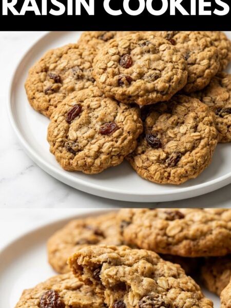 Chewy Spicy Oatmeal Raisin Cookies Recipe