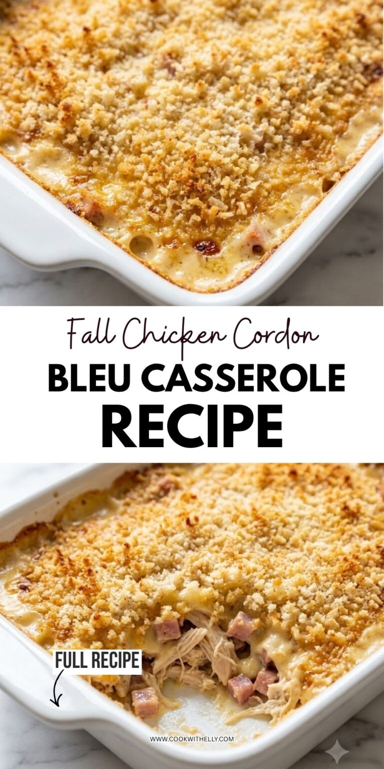 Chicken Cordon Bleu Casserole Recipe