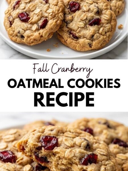 Cranberry Oatmeal Cookies Recipe