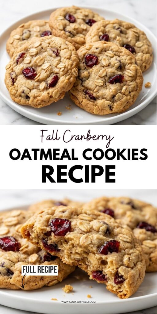 Cranberry Oatmeal Cookies Recipe