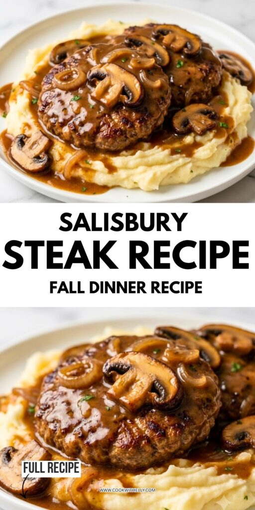 Homemade Salisbury Steak with Ground Beef Recipe