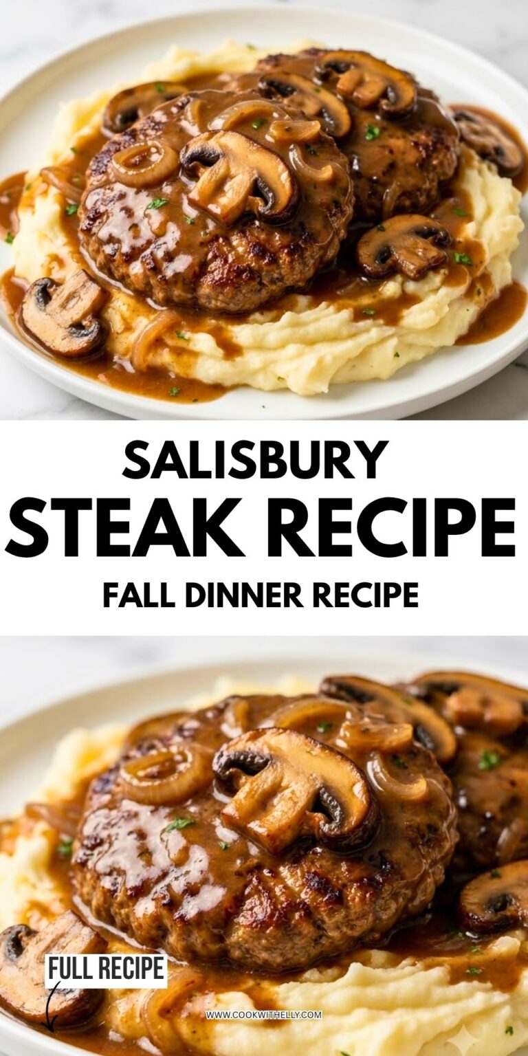 Homemade Salisbury Steak with Ground Beef Recipe