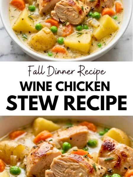 Slow Cooker White Wine Chicken Stew Recipe
