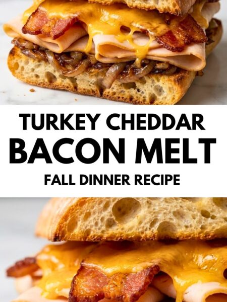 Turkey Cheddar Bacon Melt Recipe