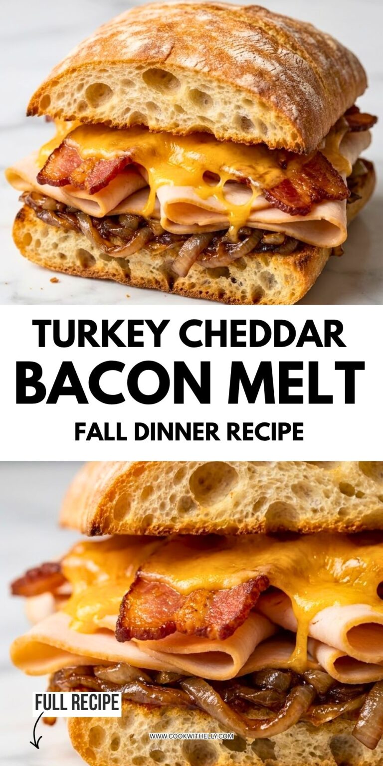 Turkey Cheddar Bacon Melt Recipe